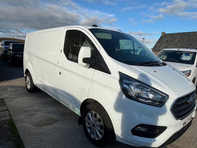 Llyn Car Sales - Ford Transit Custom 300 Limited EBlue - CALL 07504 105 633